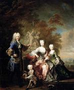 Robert Levrac Tournieres Count Ferdinand Adolf von Plettenberg and his Family oil painting artist